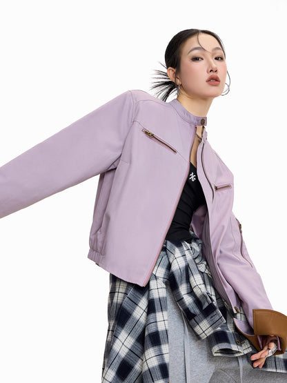 Short Purple Jacket | جاكت بنفسجي