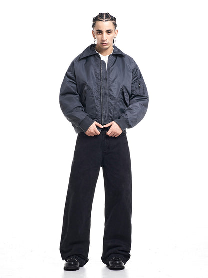 Retro Bomber Cotton Jacket