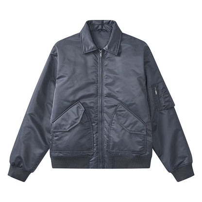 Retro Bomber Cotton Jacket