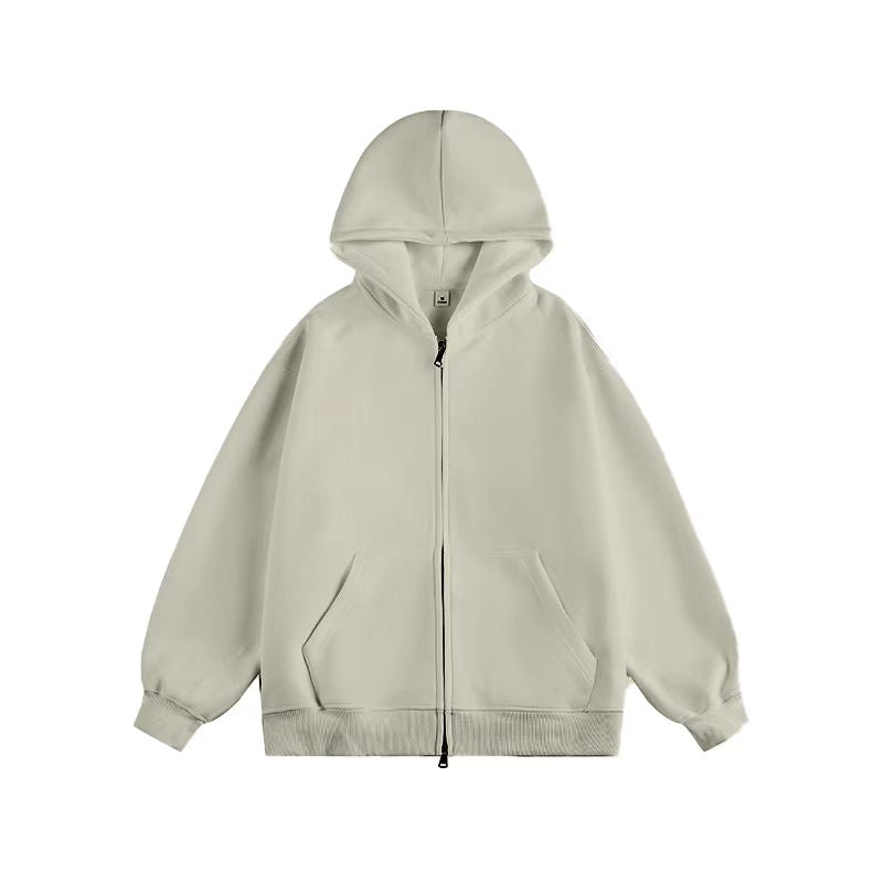 جاكيت هودي رمادي | Gray Hooded Jacket