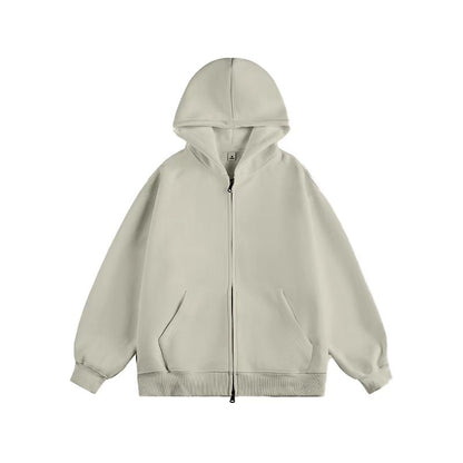 جاكيت هودي رمادي | Gray Hooded Jacket