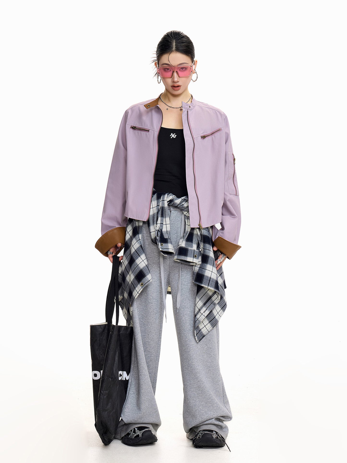 Short Purple Jacket | جاكت بنفسجي