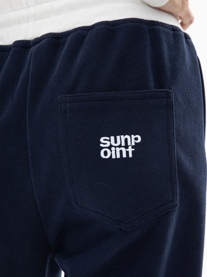بنطلون رياضي واسع | Wide-Leg Sweatpants