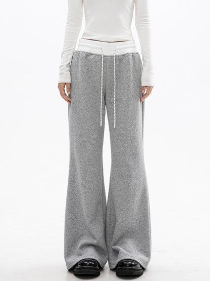 بنطلون رياضي واسع | Wide-Leg Sweatpants