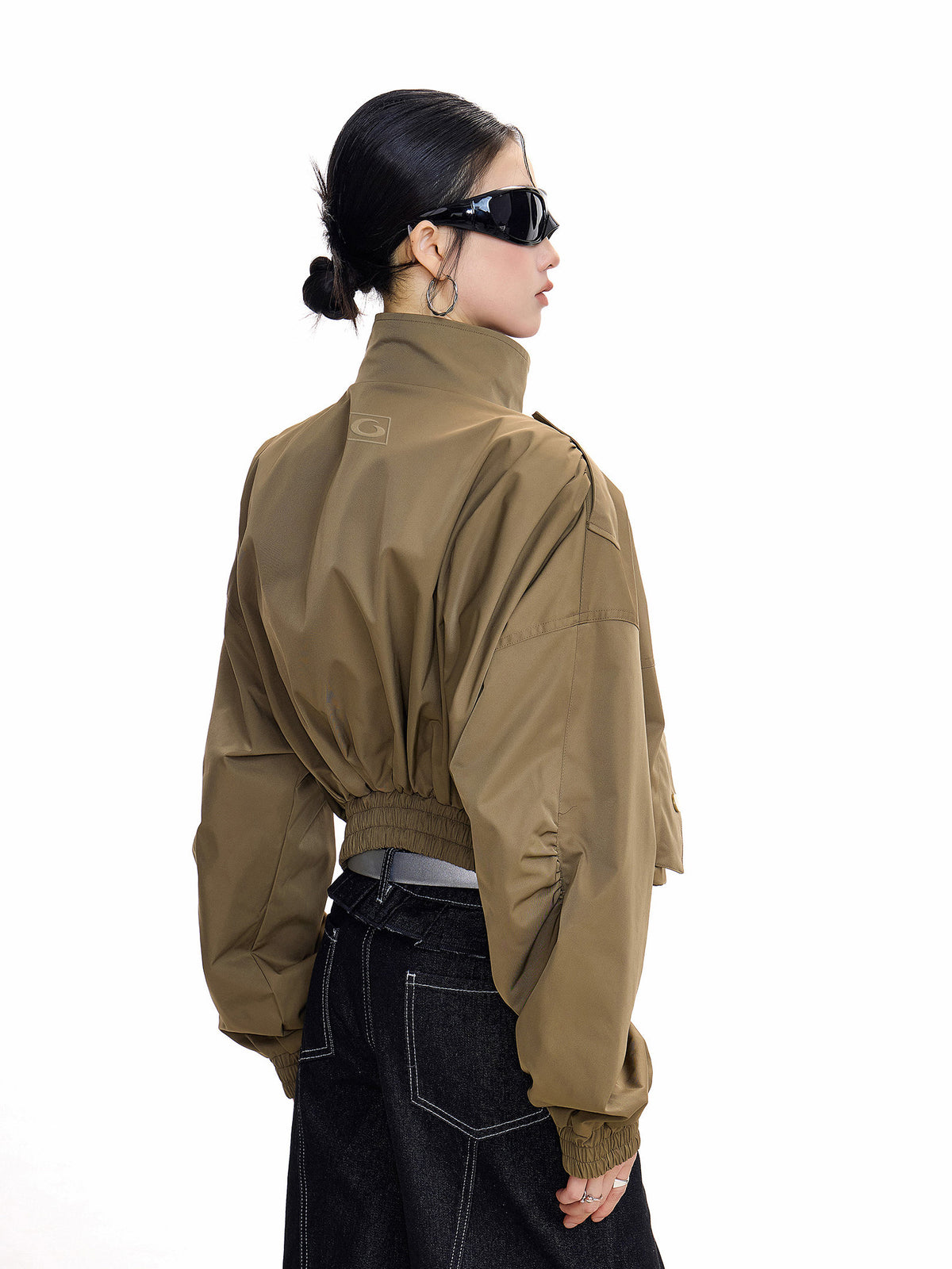 جاكيت كاكي قصير | Short Khaki Jacket