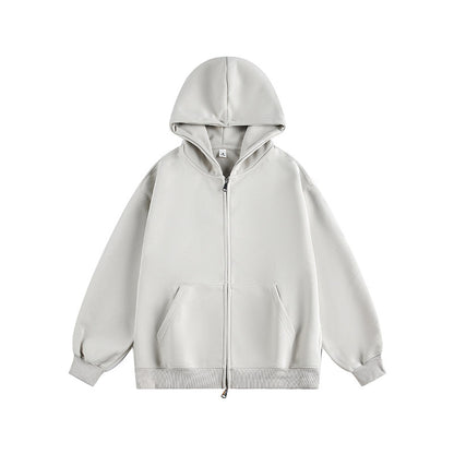 جاكيت هودي رمادي | Gray Hooded Jacket