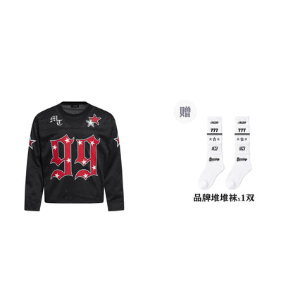 Pink Dot Mesh Jersey – Long Sleeve