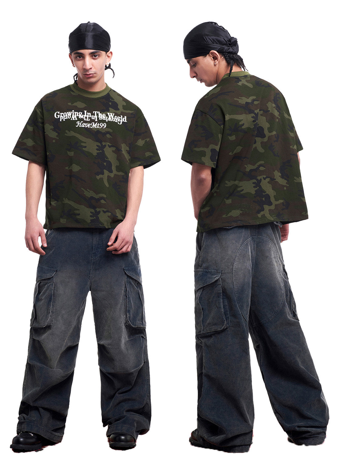 Street Camo Embroidered T-Shirt