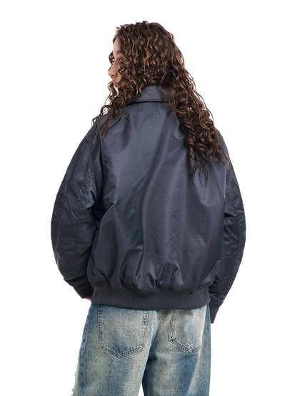 Retro Bomber Cotton Jacket