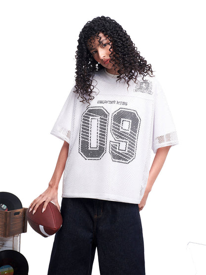Mesh Sports Uniform Tee – Short Sleeve