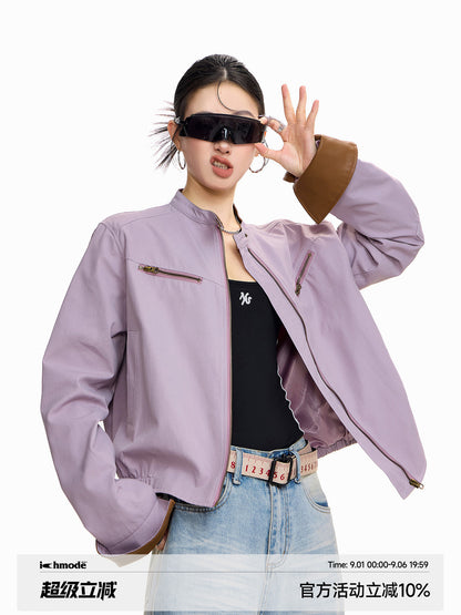 Short Purple Jacket | جاكت بنفسجي