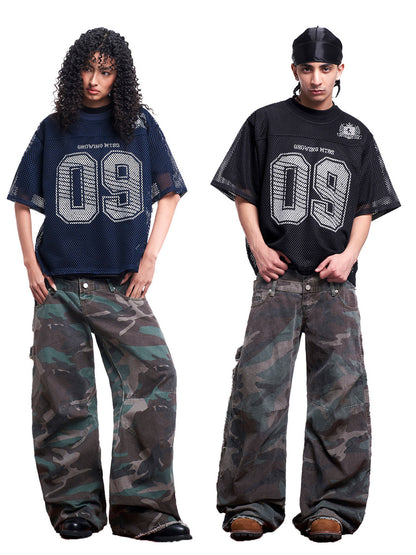 Mesh Sports Uniform Tee – Short Sleeve