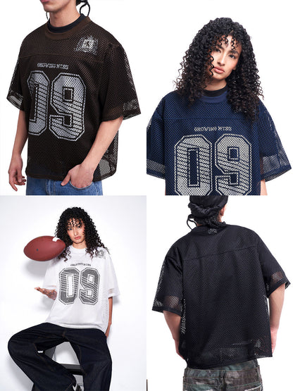 Mesh Sports Uniform Tee – Short Sleeve