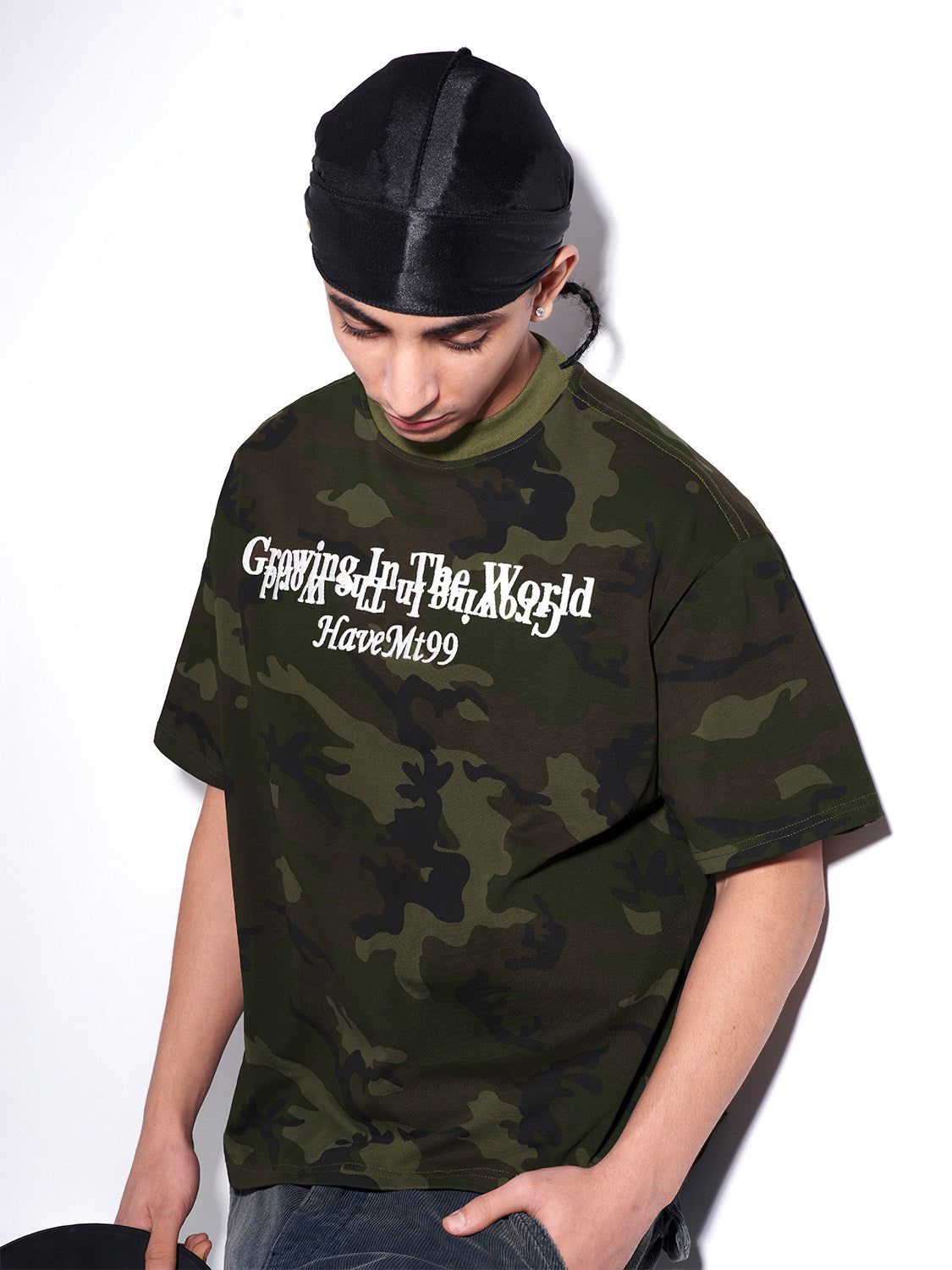 Street Camo Embroidered T-Shirt