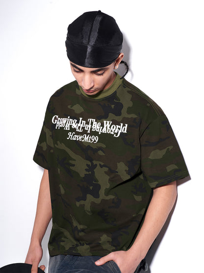 Street Camo Embroidered T-Shirt