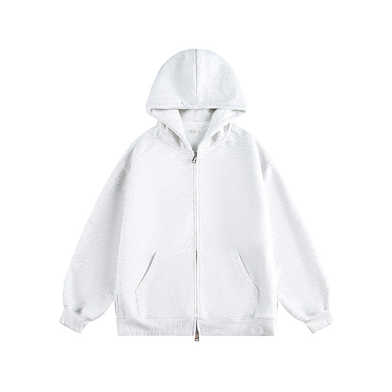 جاكيت هودي رمادي | Gray Hooded Jacket