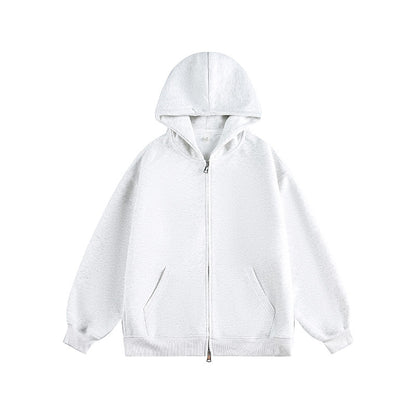 جاكيت هودي رمادي | Gray Hooded Jacket