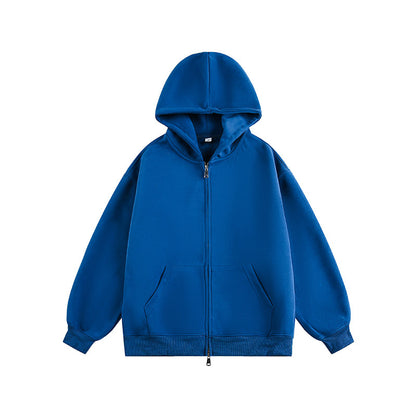 جاكيت هودي رمادي | Gray Hooded Jacket