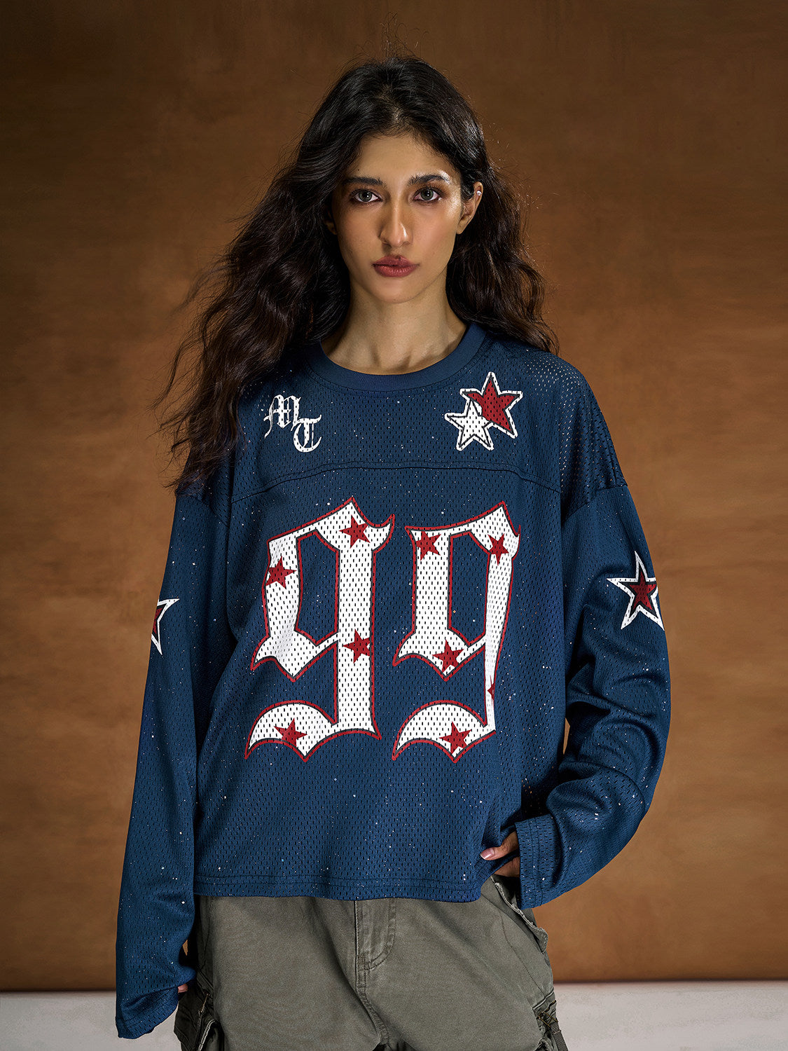Pink Dot Mesh Jersey – Long Sleeve