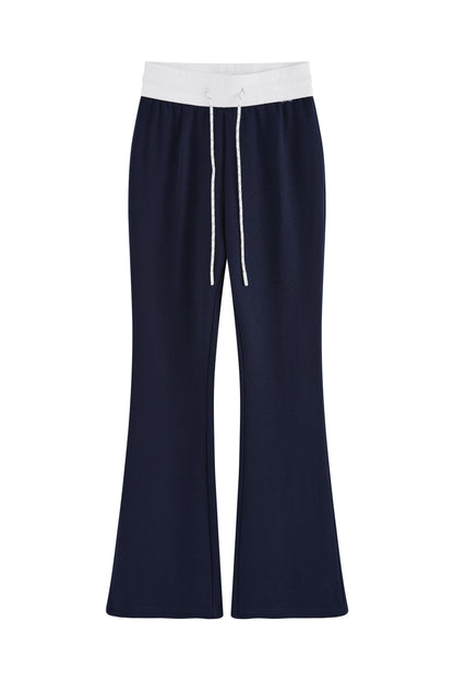 بنطلون رياضي واسع | Wide-Leg Sweatpants