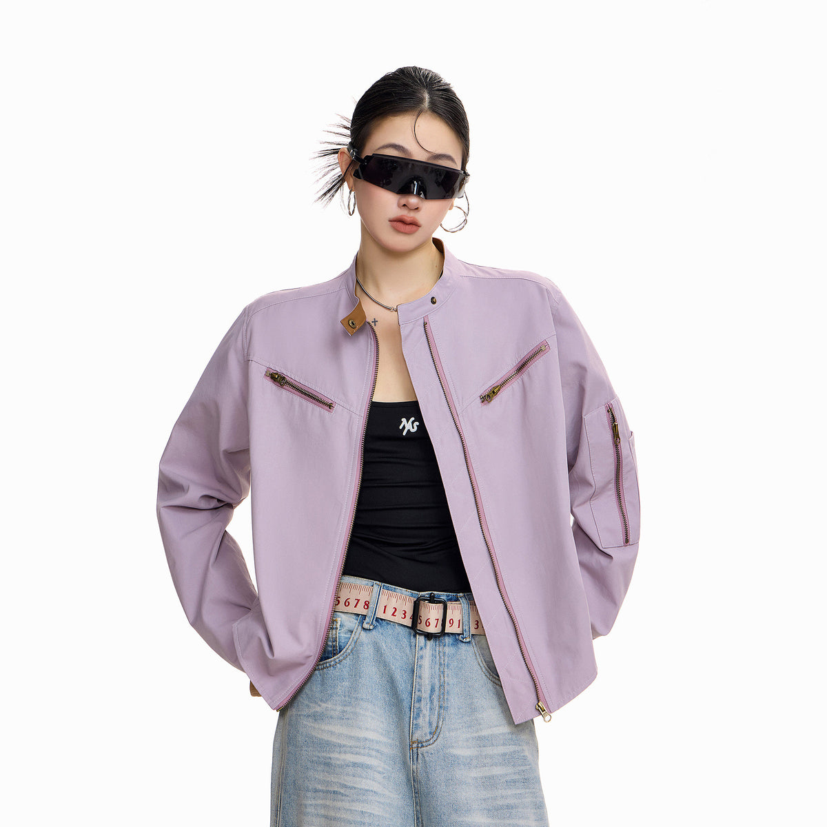 Short Purple Jacket | جاكت بنفسجي