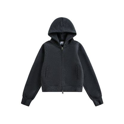 Vintage Zip-Up Hoodie | هودي سحاب فنتج بتصميم واسع