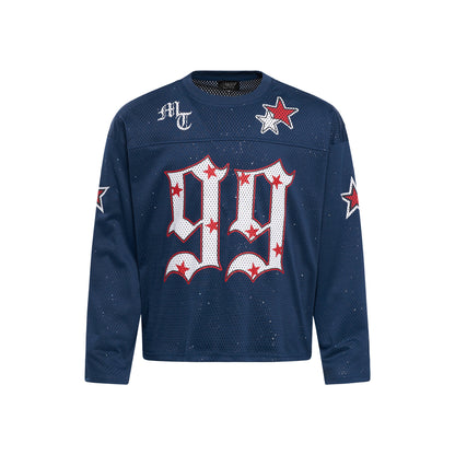 Pink Dot Mesh Jersey – Long Sleeve